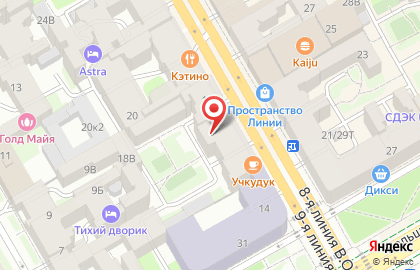 Кафе Пышки в Санкт-Петербурге на карте