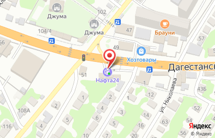 Нафта 24 в Дагестанских Огнях на карте