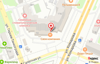 Торгово-сервисная фирма Техно Тайгер в Тракторозаводском районе на карте