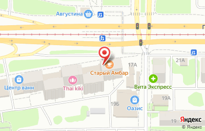 Народный трактир Старый Амбар в Московском районе на карте