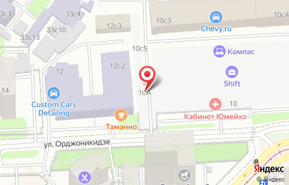 Фитнес-клуб Зебра на Орджоникидзе на карте