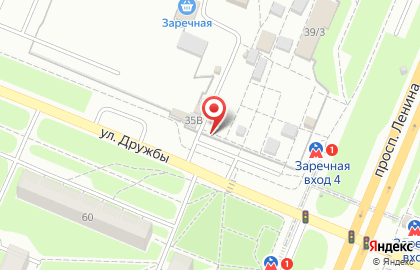 Киоск по продаже молочных продуктов в Нижнем Новгороде на карте