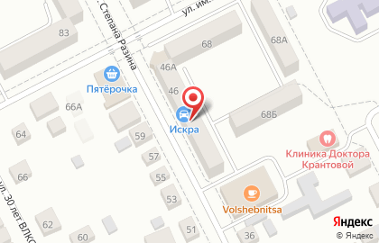 Магазин автозапчастей Искра, магазин автозапчастей в Челябинске на карте