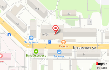Салон оптики Оптика №1 в Заводском районе на карте