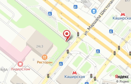 Киоск печатной продукции У метро в Москворечье-Сабурово на карте