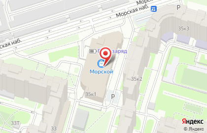 Перекресток на Приморской на карте