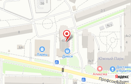 Шкатулка на Профсоюзной улице на карте