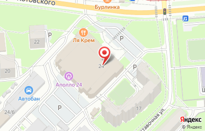 Мебельный Центр Сибири на улице Пермитина на карте