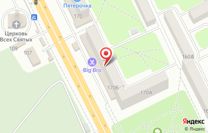 Салон красоты Модная Цирюльня в Советском районе на карте