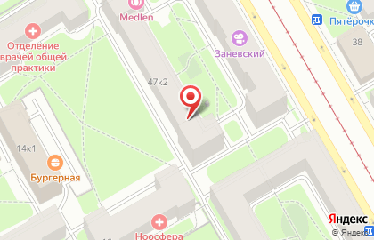 Окна в Красногвардейском районе на карте