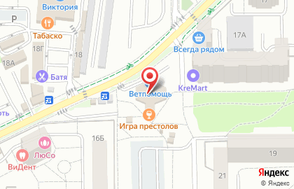 Магазин аккумуляторов в Калининграде на карте
