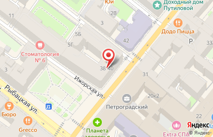 Кафе Мясной уголок на карте