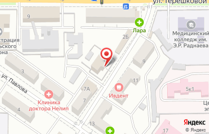 Ателье швейное Элегант в Октябрьском районе на карте
