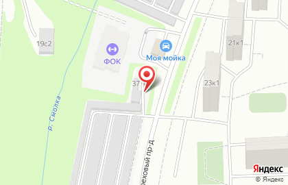 Автостоянка Мгса в Северном Орехово-Борисово на карте