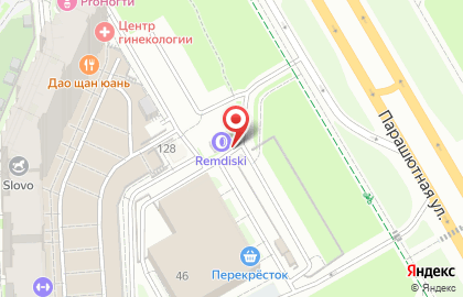 Автостоянка Стройпроект на Комендантском проспекте на карте