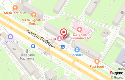Аптека Надежда-Фарм на проспекте Победы на карте