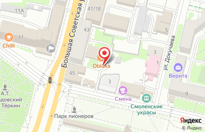 Гранитные памятники "BLACK WIDOW" на Большой Советской улице на карте