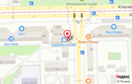 Школа-Плюс на Ключевской улице на карте