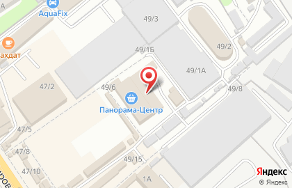 Торгово-ярмарочный комплекс Панорама-центр в Октябрьском районе на карте