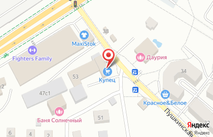 Торговый дом Купец на Балтийской улице на карте