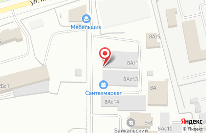 Магазин электрики Ампер в Октябрьском районе на карте