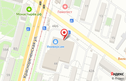 Удобная аптека на Краснореченской улице на карте