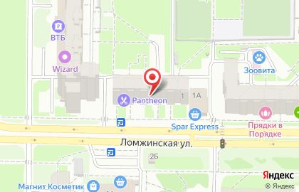 АКТИВ ЛОМБАРД на Ломжинской улице на карте