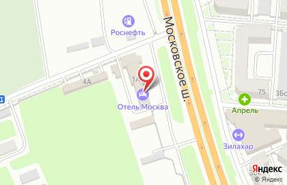 Отель Victoria на Московском шоссе на карте