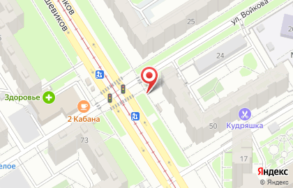 Магазин цветов на улице Старых Большевиков на карте