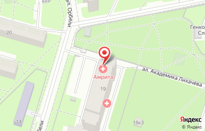 Центр традиционной восточной медицины Амрита на площади Мужества на карте