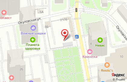 Торгово-сервисный центр Мобиком на Окуловской улице на карте