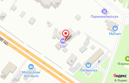 Гостевой комплекс САК в Солнечногорске на карте