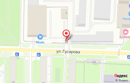 Служба эвакуации автомобилей А ААБА 159 на улице Гусарова на карте