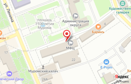 Многофункциональный центр Мои документы во Владимире на карте