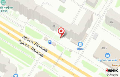 Магазин кондитерских изделий на проспекте Ленина на карте