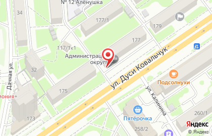Сервисный центр по ремонту смартфонов, ноутбуков First Service на улице Дуси Ковальчук на карте