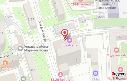 Элемент на 1-й Ямской улице на карте