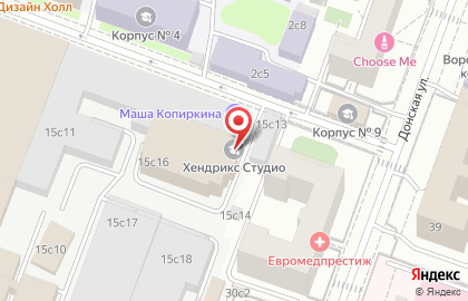 Компания МосАлюмСтрой в Донском районе на карте