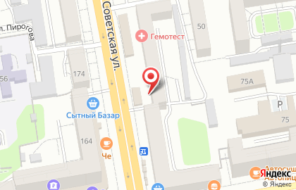 Агентство недвижимости Мир Квартир на Советской улице на карте