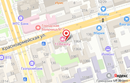 Салон связи Связной на Красноармейской улице на карте
