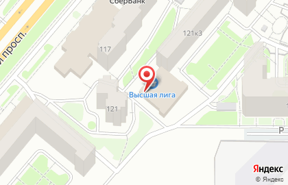 Магазин Высшая лига в Ярославле на карте