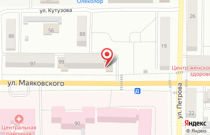 Пиццерия Friends Pizza на улице Маяковского на карте