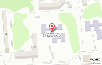 Детский сад №36 Улыбка на карте