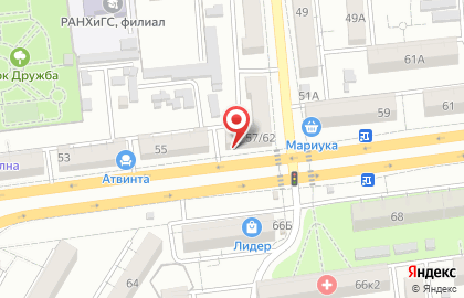 Пивмаркет на улице Николая Островского на карте