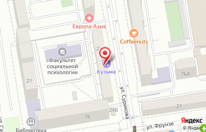 ООО Деньгимигом на улице Сурикова на карте