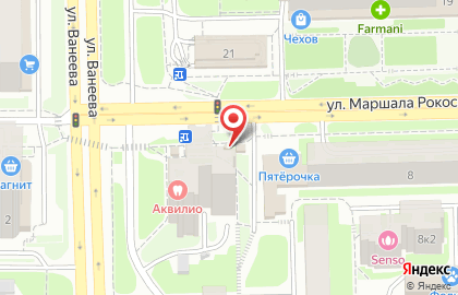 Продуктовый магазин на улице имени Маршала Рокоссовского К.К. на карте