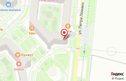 Аптека Губернские аптеки на улице Петра Ломако на карте
