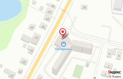 Универсам Пятёрочка на улице Ленина на карте