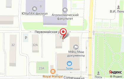Пенсионный Фонд РФ на ​Первомайской на карте