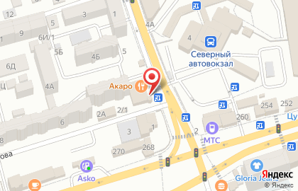 Банкетный зал Акаро на карте